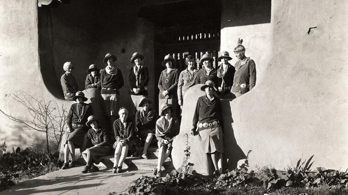 Group of couriers with Indian Detour from the Farona Wendling Konopak Papers collection.