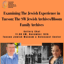 Examining the Jewish Experience event promo image/poster