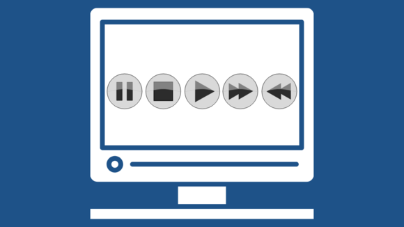 Computer streaming icon