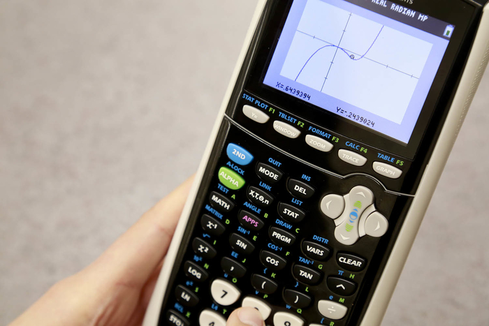 Photo of graphing calculator